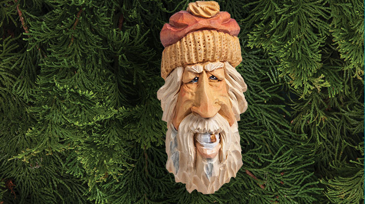 Gold-Tooth Santa Ornament